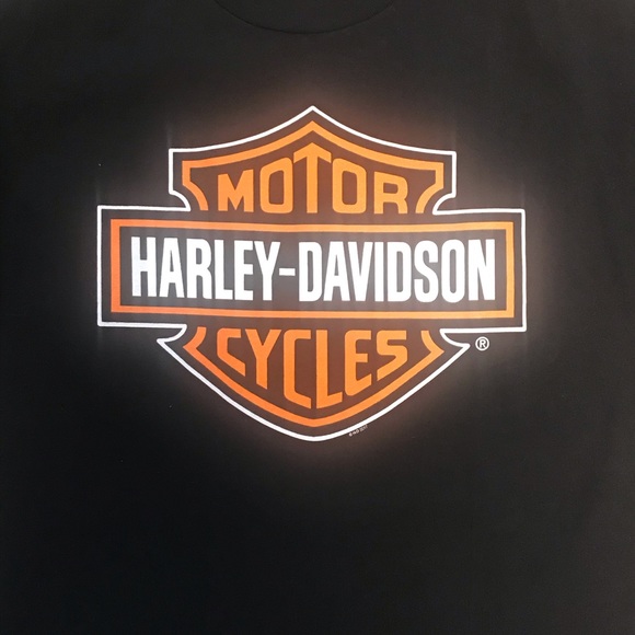 Harley Davidson screen print tee - Picture 3 of 6